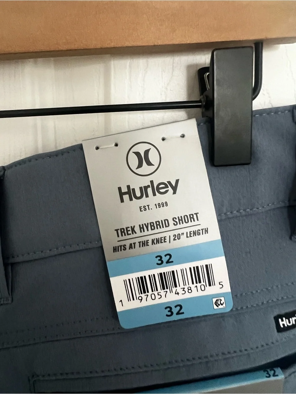 Hurley Men's Athletic Shorts‎ in Slate Blue